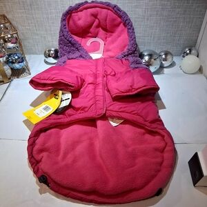 Pet Winter Jacket LG NORTH PAW Pink/Purple BRAND-NEW w/tags